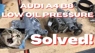 Audi A4 B8 2.0T Low Oil Pressure Solved 8K2 TFSI CAEB