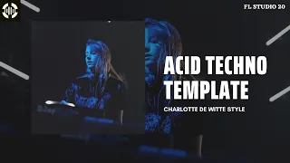 Acid Techno Template - FL STUDIO 20 (Charlotte de Witte Style)