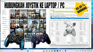 Cara menghubungkan Stik PS ke Game di PC / Laptop