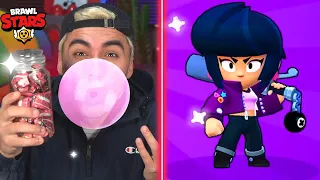 VOU COMER CHICLETE ATÉ LIBERAR A BIBI NO BRAWL STARS!!