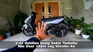 5 NA DAHILAN BAKIT NA GUSTUHAN KO SI MIO GEAR 125 | AHYE TV