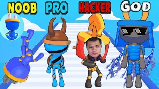Noob VS Pro VS Hacker VS God In Plug Head - All Levels Gameplay Android, iOS - Kids TV Channel