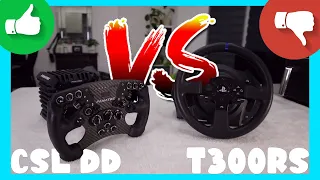 T300RS vs CSL DD Review |A Few Things To Know For Sim Racing