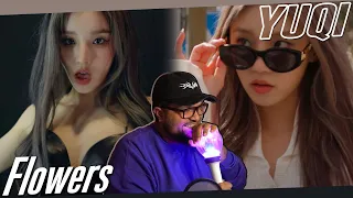 YUQI 'Flowers' COVER REACTION | THE HOLD YUQI HAS ON ME 😍