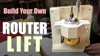 Best First DIY Router Lift.  Cheap and easy.