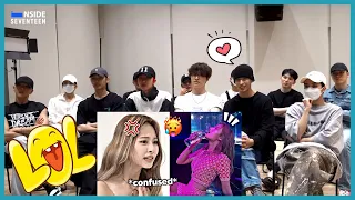 seventeen reaction to twice funny moments [fanmade]