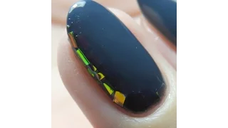 [Canni Polska] Manicure hybrydowy i efekt potłuczonego szkła || Gel nails and shattered glass effect