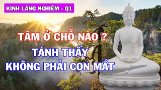 TÂM ở Chỗ Nào? – TÁNH THẤY không phải Con Mắt | Kinh Lăng Nghiêm – Quyển 1