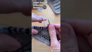 How to make a Latvian braid (knitted flat) - part 3 of 3