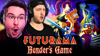 OUR FIRST TIME WATCHING 'BENDER'S GAME' THE MOVIE! | FUTURAMA MOVIE REACTION!