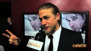 Charlie Hunnam Talks SOA, "Crazy Uncle" Ron Perlman at 'Deadfall' Premiere