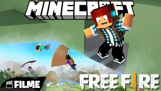 JOGAMOS o MODO DO FREE FIRE no MINECRAFT! - FILME