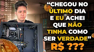 MINEREI BITCOIN DURANTE UM MÊS INTEIRO! VALEU A PENA?