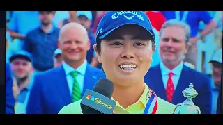YUKA SASO - WOMEN'S US OPEN CHAMPION GIVING BACK TO HER DAD FROM JAPAN AND MOM FROM THE PHILIPPINES.