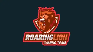 After Effects roaring lion gaming logo animation intro template (no software needed)