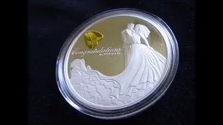 1 dollar Elizabeth 2 Australia 2018 Wedding Congratulations 1oz 999 SILVER