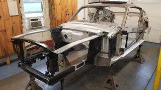 Frame Rails Get Welded In 1967 Mustang Fastback (part3)