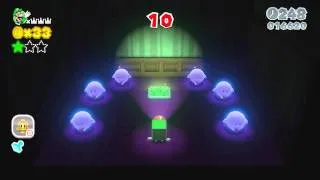 Super Mario 3D World (Wii U) - A Beam in the Dark (Green Stars, Stamp)