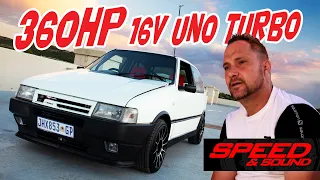 360hp Fiat Uno Turbo with 16V Palio Motor
