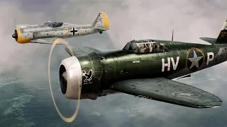 Немецкий ас дразнит P-47C