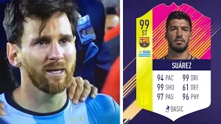 СУАРЕС ПОЛУЧИЛ КАРТОЧКУ С РЕЙТИНГОМ 99 РАНЬШЕ, ЧЕМ МЕССИ! l FIFA 18 TOTMD 4