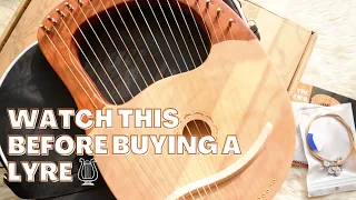 🌸 things you should know before buying a lyre | unboxing, tuning, where to buy, facts and thoughts ✨