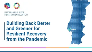 Thematic Session - Building back better and greener for resilient recovery from the pandemic