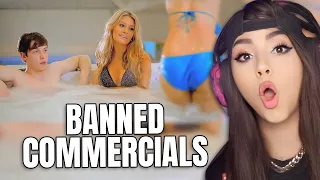 REACTING to TOP 10 HILARIOUS BANNED COMMERCIALS!!!