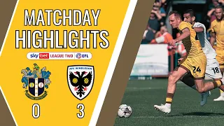 HIGHLIGHTS Sutton United vs AFC Wimbledon 19/08/23 EFL2