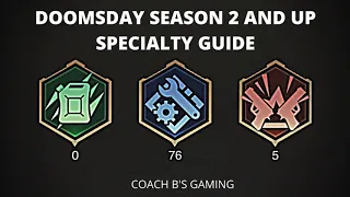 Last Shelter Doomsday Specialty Guide - Season 2 and up