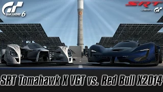 Gran Turismo 6:  SRT Tomahawk X Vision Gran Turismo vs. Red Bull X2014