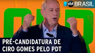 PDT confirma Ciro Gomes como pré-candidato à eleição para presidente | SBT Brasil (21/01/22)