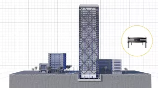 Animation of seismic protection systems – mageba pendulum bearing