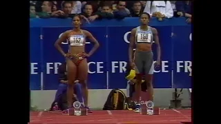 1998 Paris 100m Marion Jones vs Christine Arron