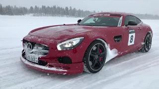 Mercedes AMG Ice Drifting Academy in Arjeplog, Sweden