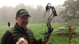 The Hoyt Pro DEFIANT  first look and first groups at 60 yards