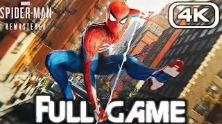 SPIDER-MAN REMASTERED PC Gameplay Walkthrough FULL GAME (4K 60FPS MAX SETTINGS) No Commentary