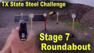 2012 Texas State Steel Challenge Stage 7 "Roundabout" with the STI 9mm Limited Gun