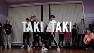 TAKI TAKI - DJ Snake, Cardi B, Ozuna & Selena Gomez Dance | Michael Territo ft. Allyson Gardner