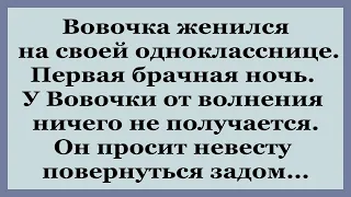 У Вовочки от волнения ничего не получается.  Подборка смешных Анекдотов.