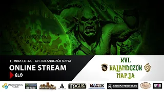 XVI. KALANDOZÓK NAPJA - ÉLŐ STREAM