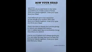 Bow Your Head by Sidney Mobell