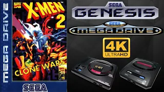 X-Men 2: Clone Wars [SEGA GENESIS / MEGA DRIVE] Gameplay Walkthrough FULL GAME [4K60ᶠᵖˢ🔴]