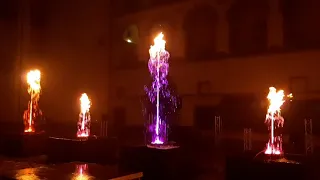 Вильнюс🇱🇹 Огненные фонтаны🔥🔥 Такого я ещё не видела Лазерное шоу Incredible Fire fountain