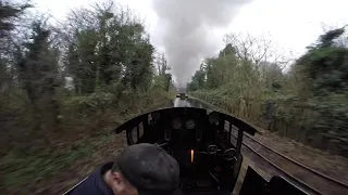 RHDR cab ride departing hythe