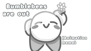 Kirby | Bumblebees are out meme | flipaclip