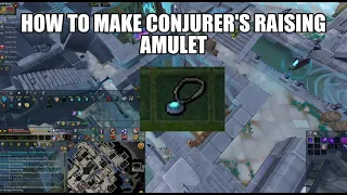 How to make Conjurer's raising amulet Runescape 3