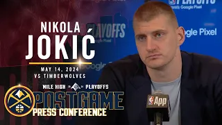 Nikola Jokić Full Post Game Five Press Conference vs. Timberwolves 🎙