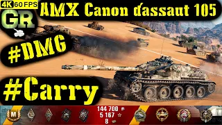 World of Tanks AMX Canon d'assaut 105 Replay - 9 Kills 5K DMG(Patch 1.4.0)