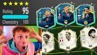 98 MBAPPE & NEYMAR IN MY GREATEST 195 RATED FUT DRAFT CHALLENGE - FIFA 20 *MUST WATCH*